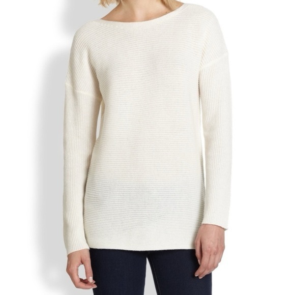 Theory Lorinna Cotton Cashmere Sweater - Picture 1 of 12